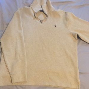 Men’s Polo Ralph Lauren Tan Pullover Quarter Zip